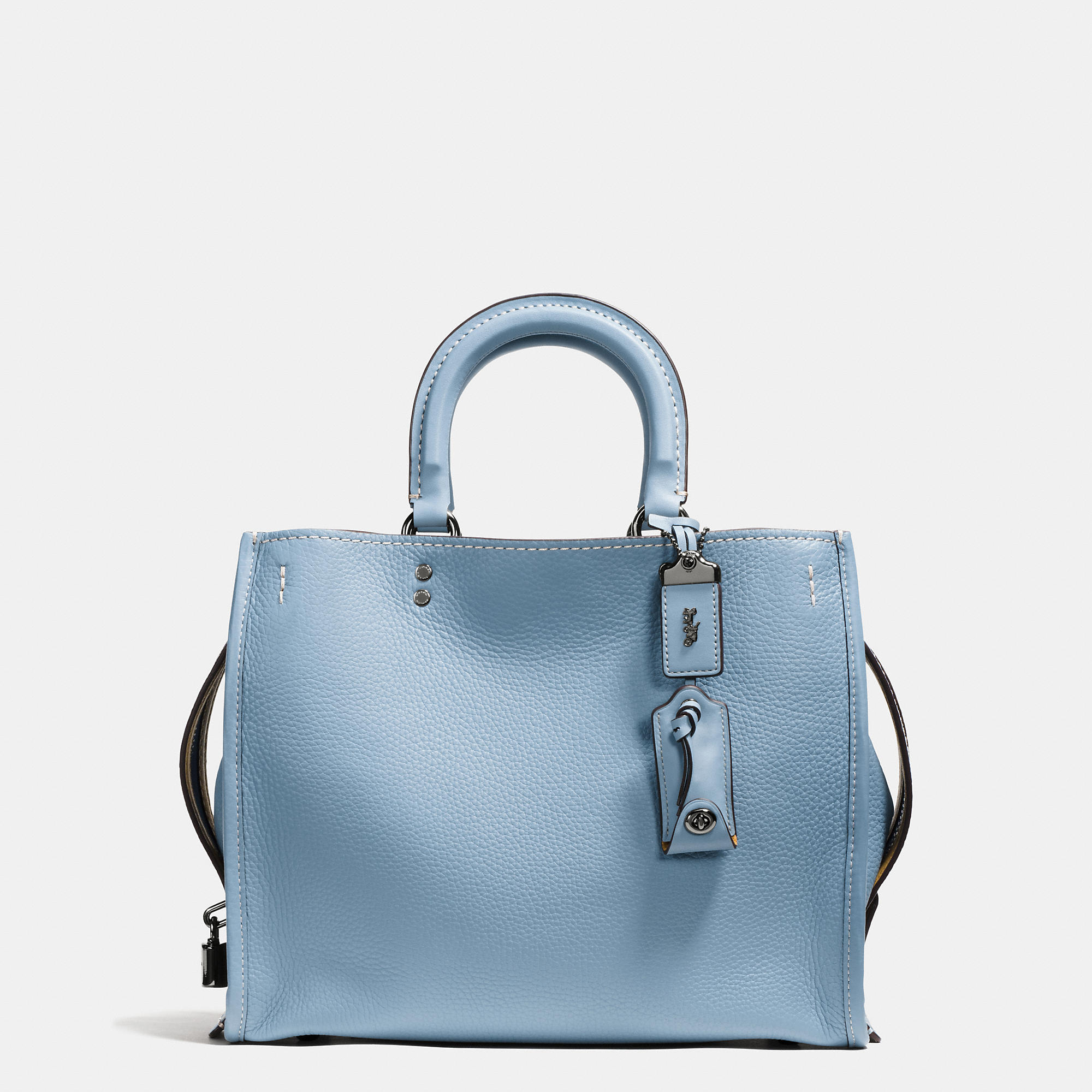 Fashion Coach Rogue Bag In Glovetanned Pebble Leather | Women - Click Image to Close